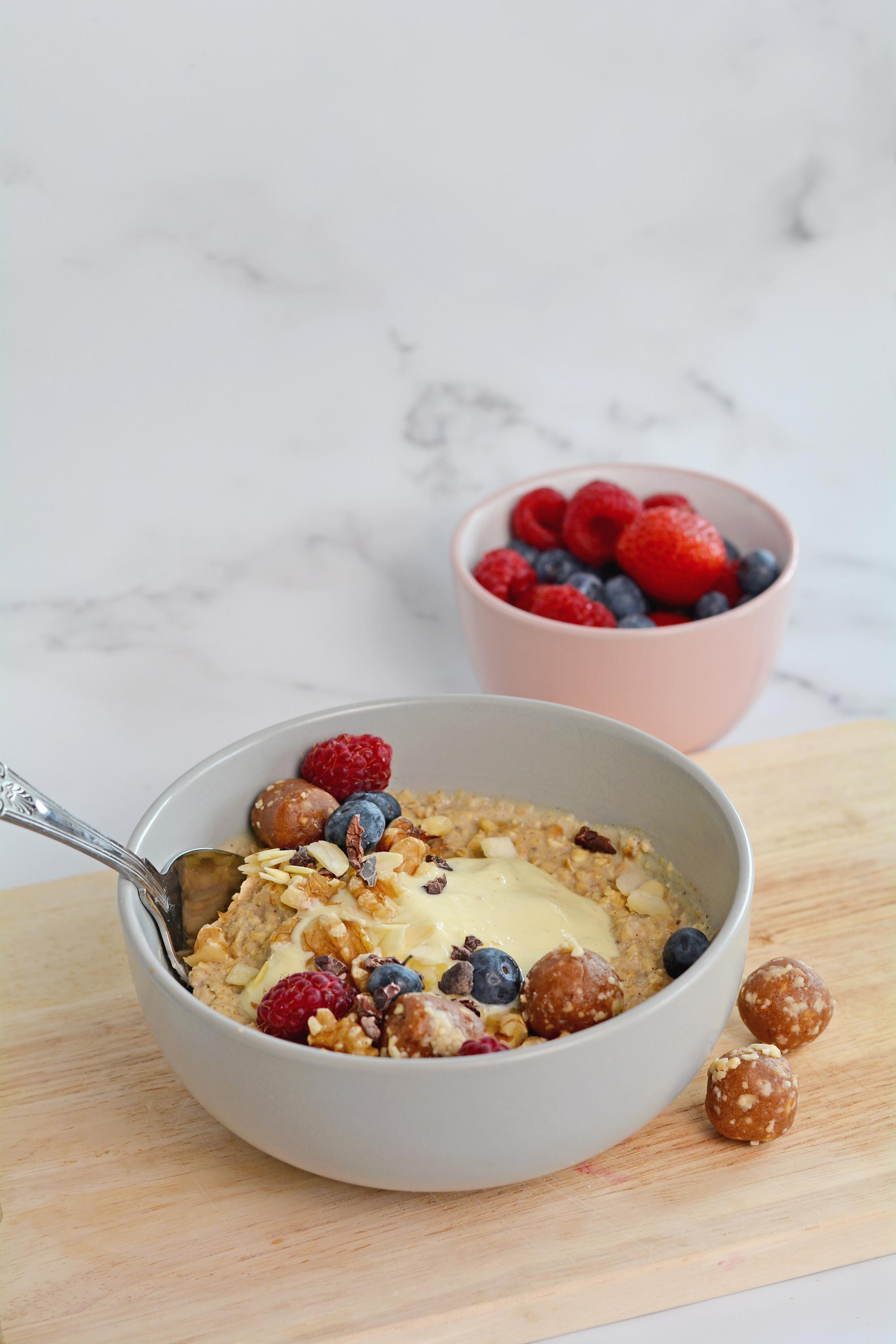 High Protein Porridge Bowl – The Protein Ball Co
