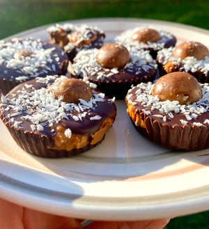 Choco-nutty protein cups