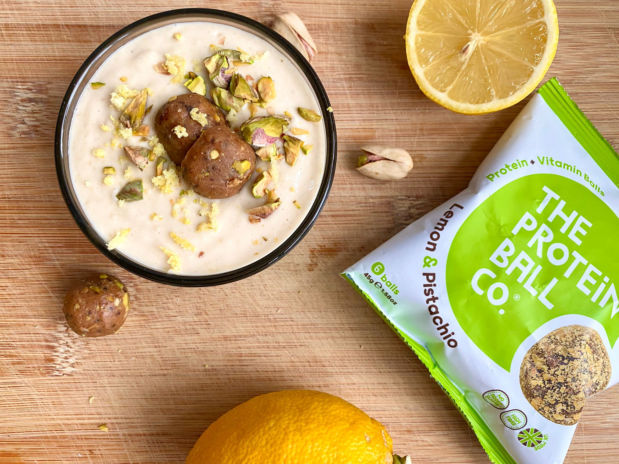 Lemon and Pistachio Mousse