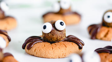 Peanut Butter Spider Cookies (v)
