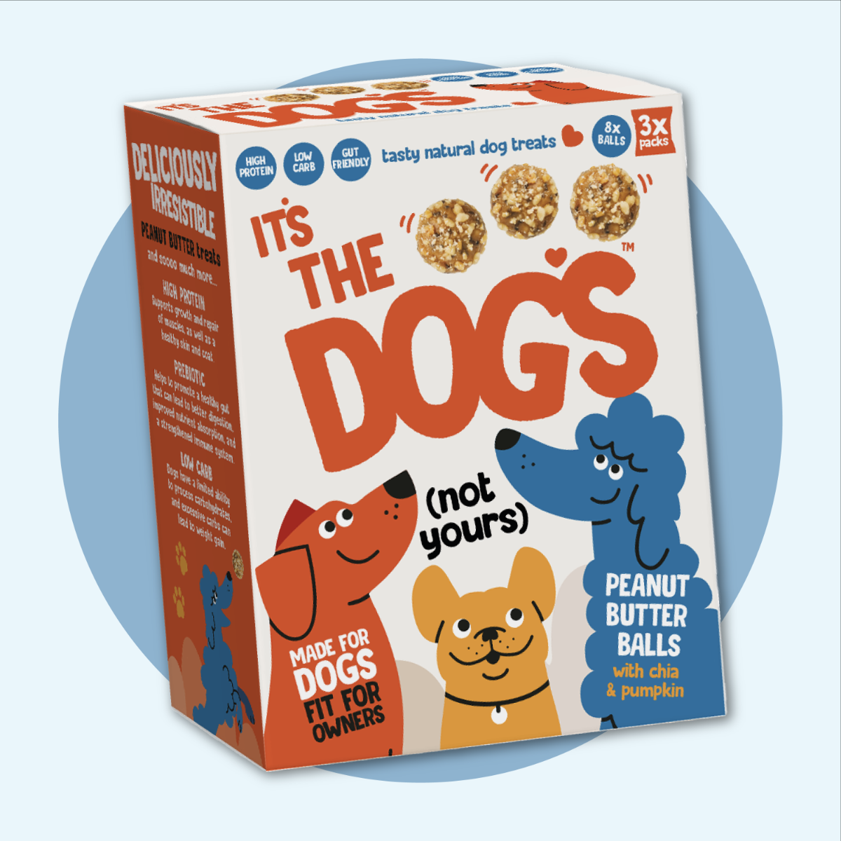 It's The Dogs - Tasty, natural dog treats - 3 x 45g Multipack