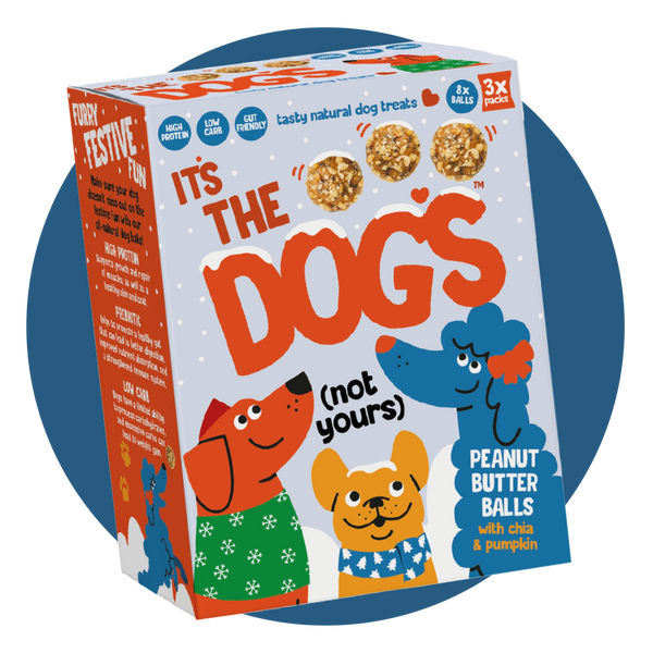 It's The Dogs - Tasty, natural dog treats - 3 x 45g Festive Multipack