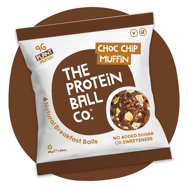 Choc Chip Muffin Protein Balls (Vegan)