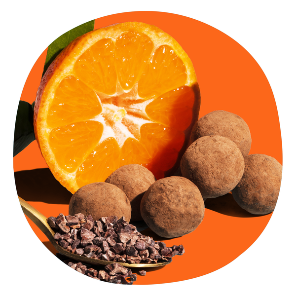 Cacao and Orange Protein Balls