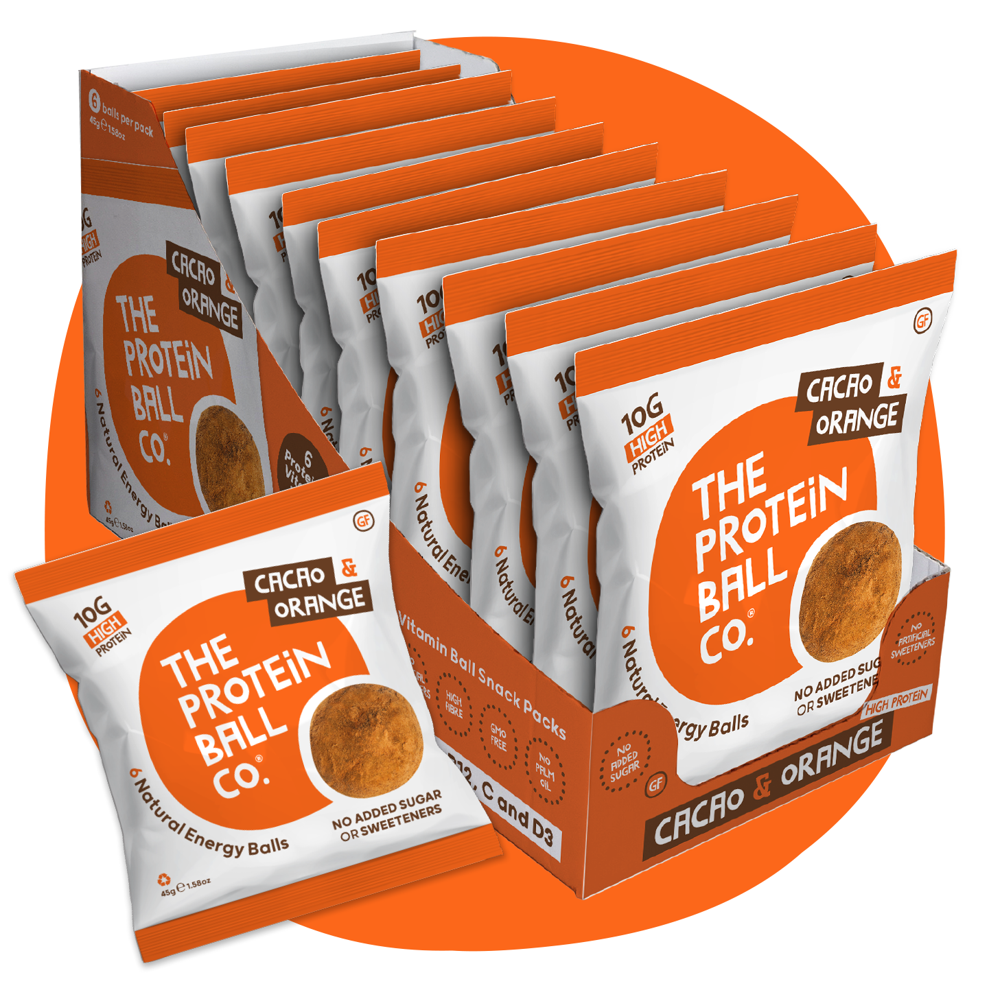 Cacao & Orange - High Protein - 10 bags
